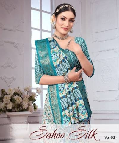 MINTORSI SAHOO SILK VOL 3 301 TO 308 BANARSI SILK SAREE WHOLESALER IN SURAT